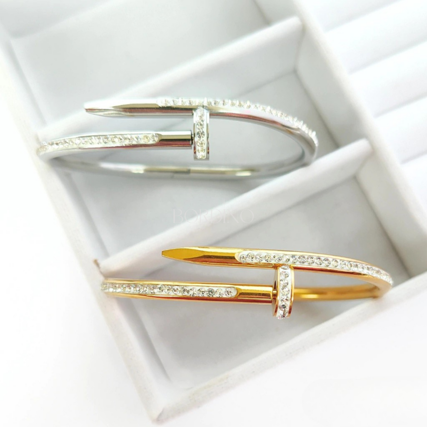 Bracelete Prego Cravejado