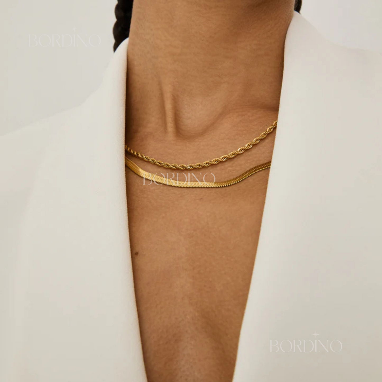 Colar Cordão Baiana Dourado