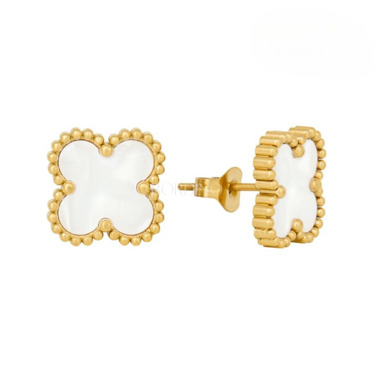 White Clover Earring